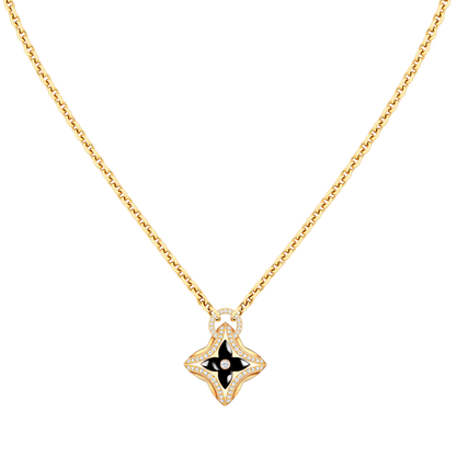 [Avelora]STAR PEDANT ROSE GOLD DIAMOND NECKLACE