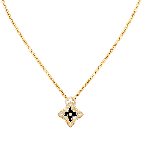 [Avelora]STAR PEDANT ROSE GOLD DIAMOND NECKLACE