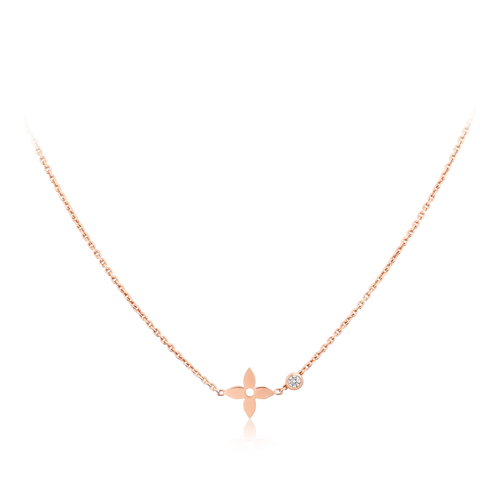 [Avelora]BLOSSOM PENDANT ROSE GOLD AND DIAMOND