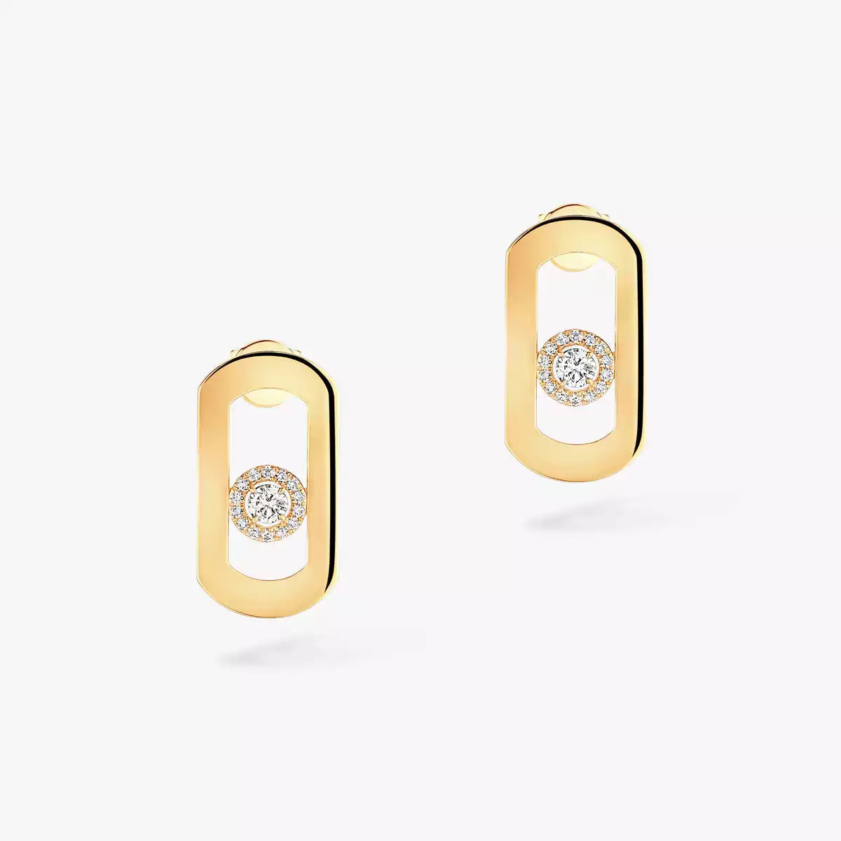 [Avelora Jewelry]So Move Diamond Earrings in Yellow Gold