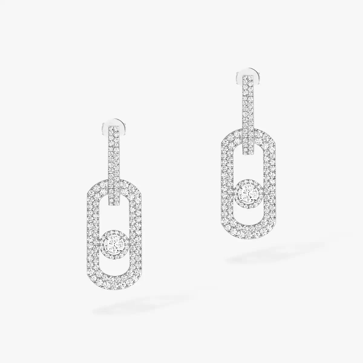 [Avelora Jewelry]So Move XL Pave_-Set Diamond Pendant Earrings