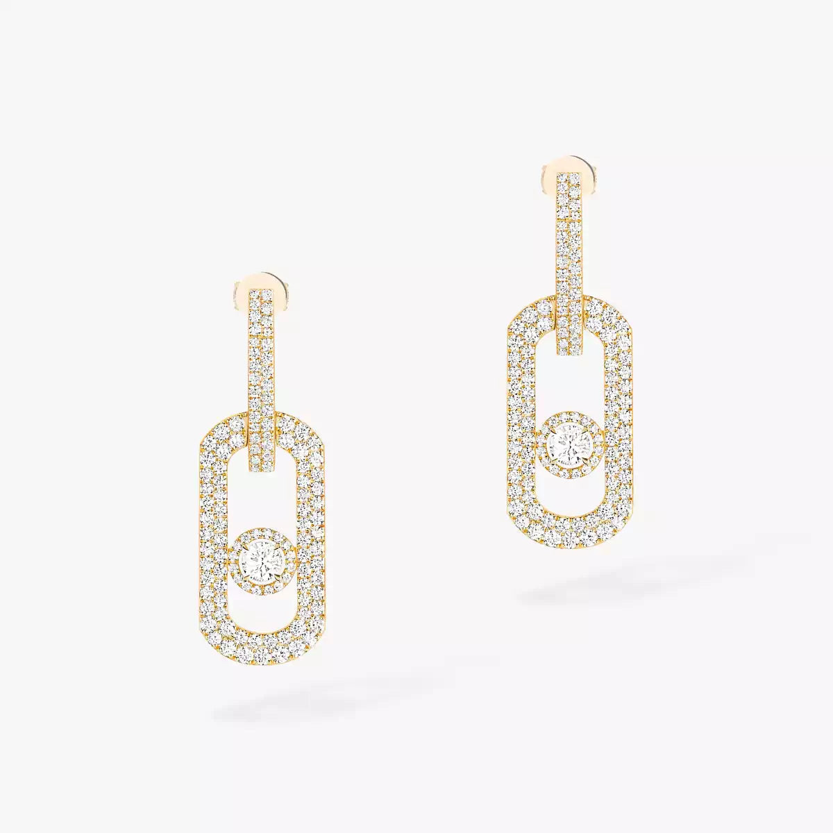 [Avelora Jewelry]So Move XL Pave_-Set Diamond Pendant Earrings
