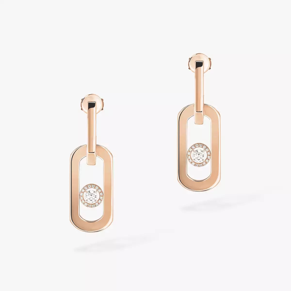 [Avelora]SO MOVE XL DIAMOND PENDANT EARRINGS