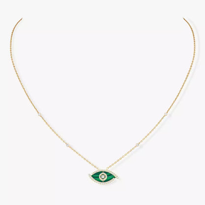 [Avelora]LUCKY EYE DIAMOND NECKLACE