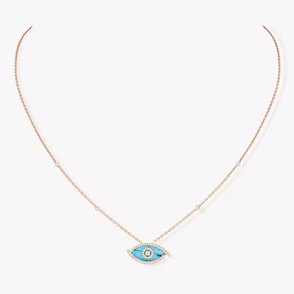 [Avelora]LUCKY EYE DIAMOND NECKLACE