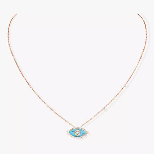 [Avelora]LUCKY EYE DIAMOND NECKLACE