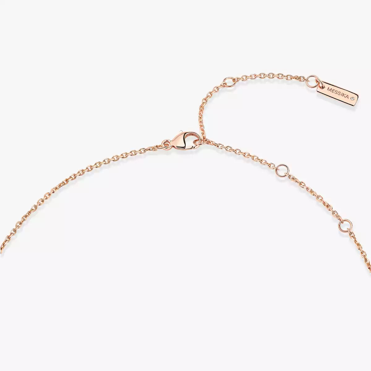 [Avelora Jewelry]Lucky Eye Diamond Necklace in Rose Gold and Turquoise