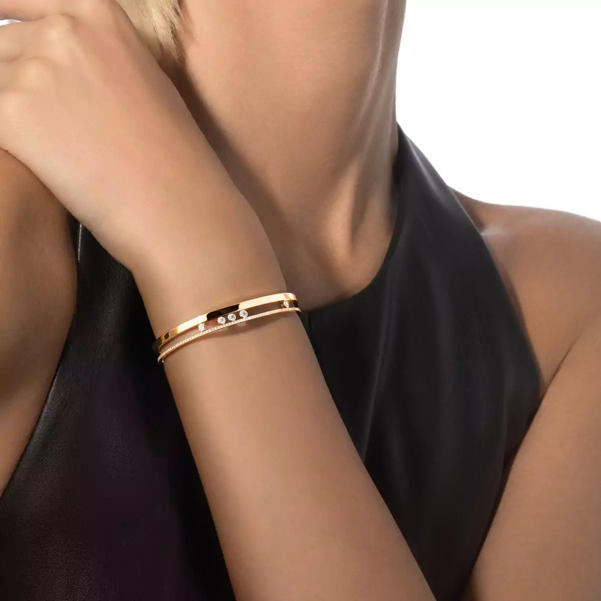[Avelora Jewelry]Move Romane Diamond Bangle Bracelet