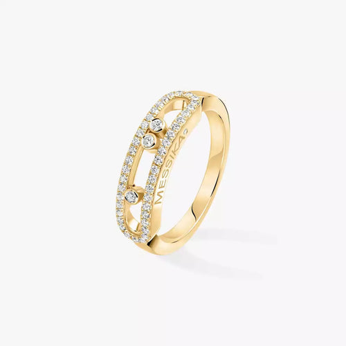 [Avelora]BABY MOVE PAVÉ DIAMOND RING