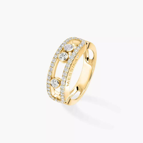 [Avelora]BABY MOVE PAVÉ DIAMOND RING