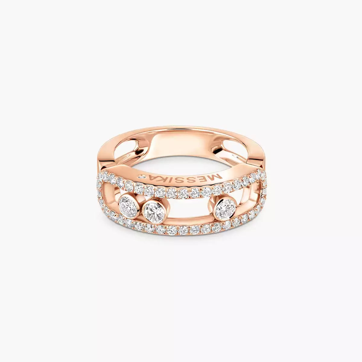[Avelora]BABY MOVE PAVÉ DIAMOND RING