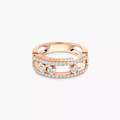 [Avelora]BABY MOVE PAVÉ DIAMOND RING