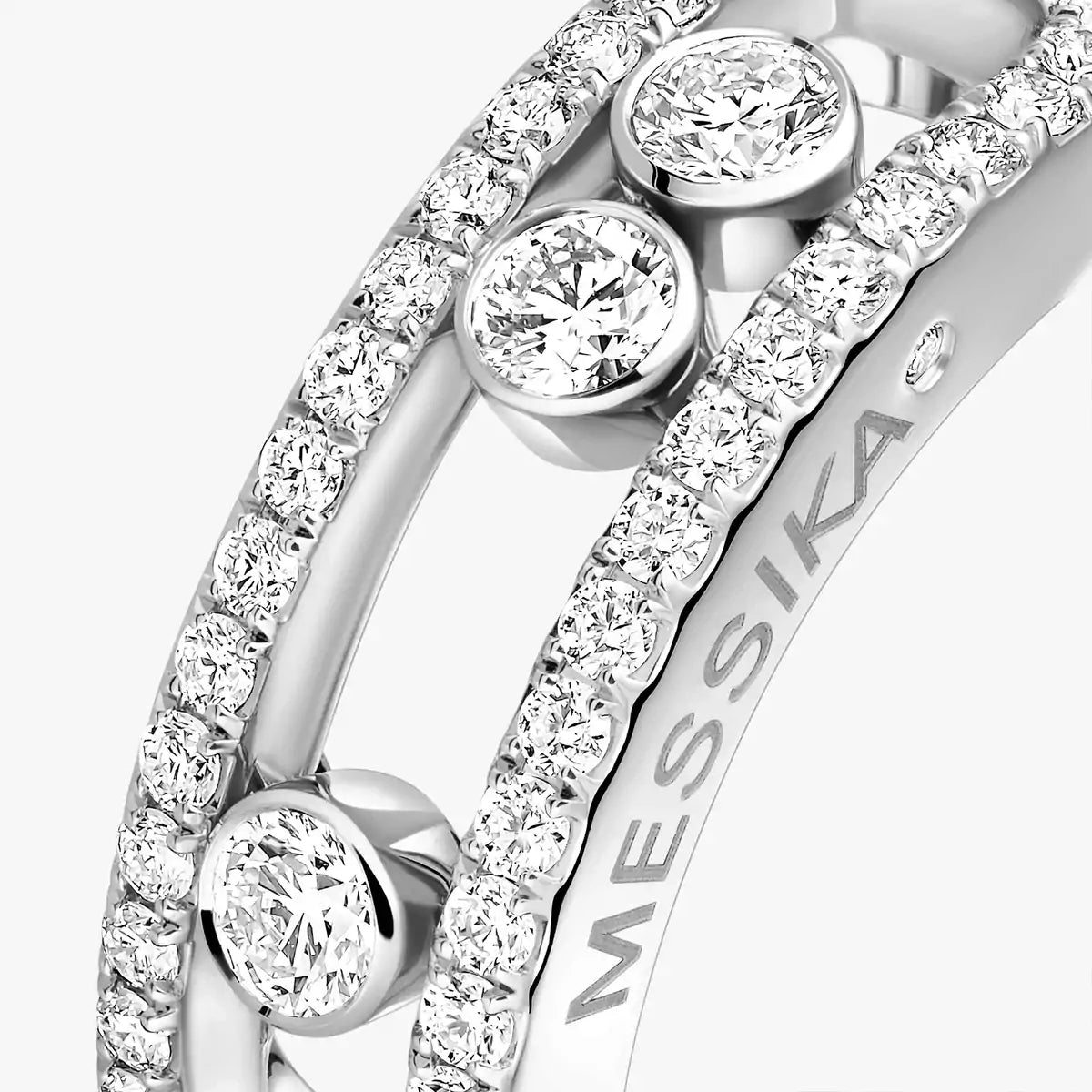 [Avelora]BABY MOVE PAVÉ DIAMOND RING