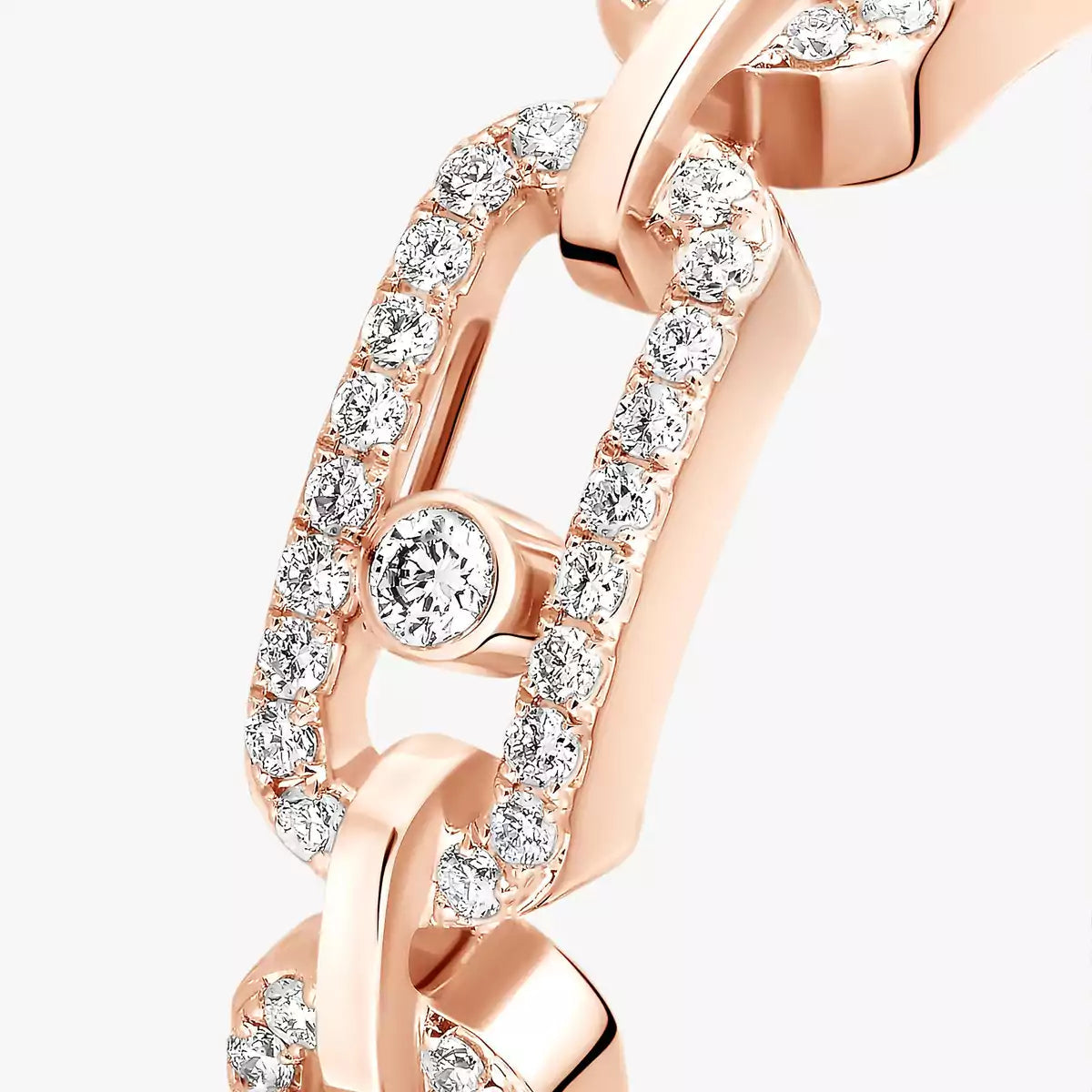 [Avelora]MOVE LINK PAVÉ DIAMOND RING