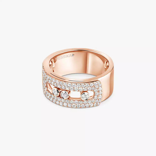 [Avelora]MOVE NOA PAVÉ DIAMOND INTERLOCKING RING