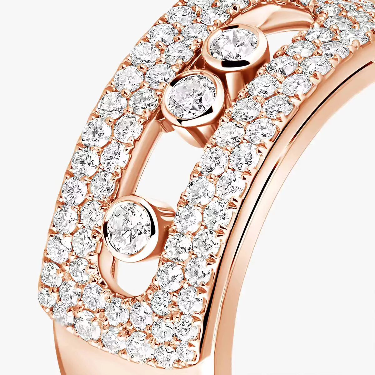 [Avelora]MOVE NOA PAVÉ DIAMOND INTERLOCKING RING