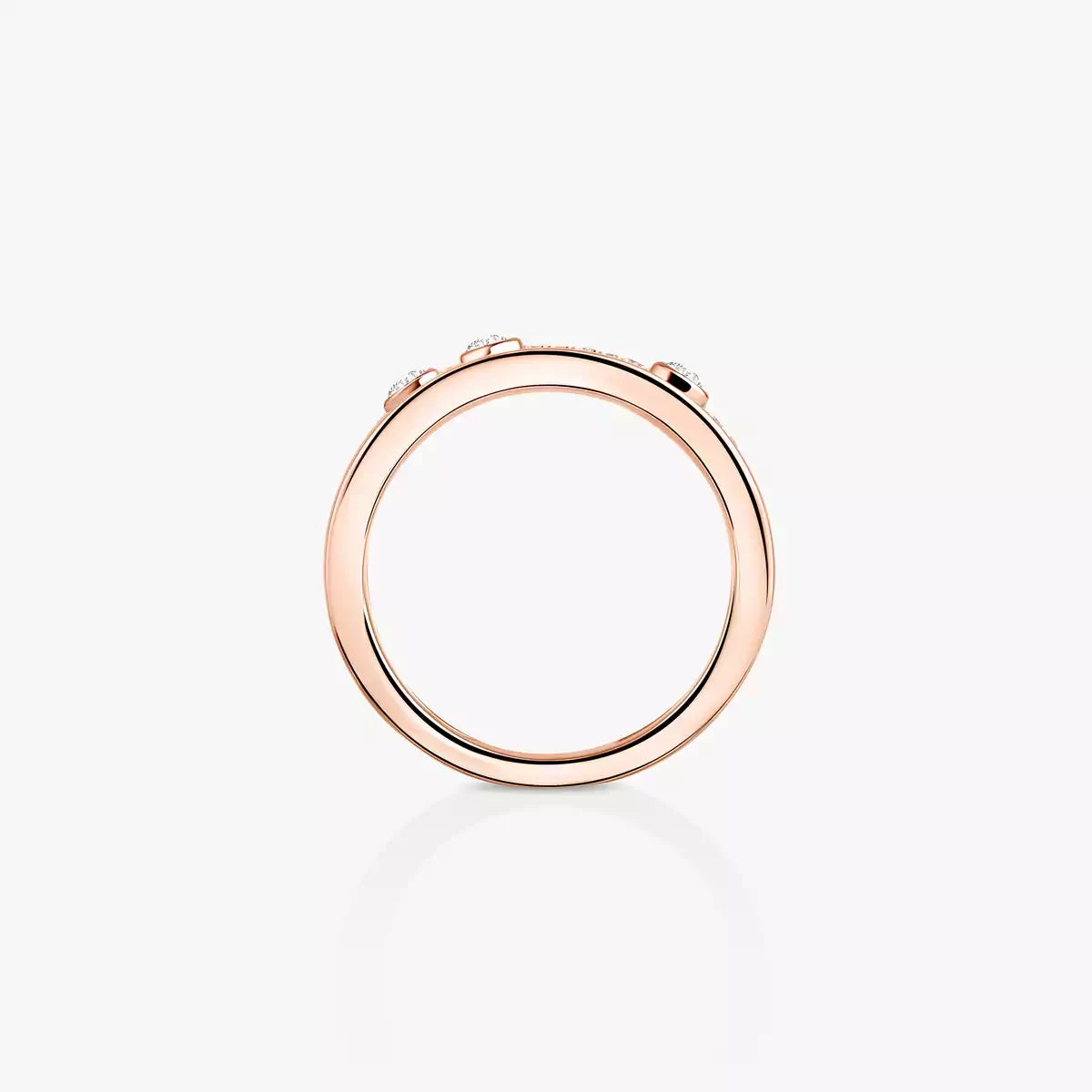 [Avelora]MOVE NOA PAVÉ DIAMOND INTERLOCKING RING