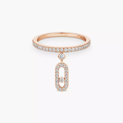 [Avelora]MOVE UNO DIAMOND RING