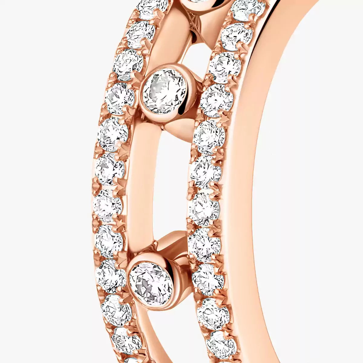 [Avelora Jewelry]Diamond Pave_ Hoop Earrings Move