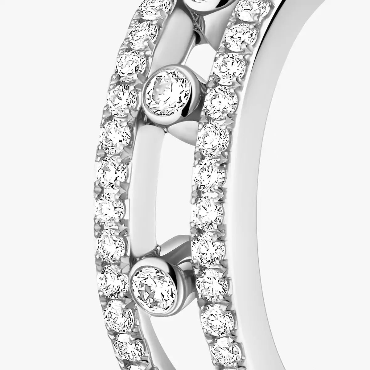 [Avelora Jewelry]Diamond Pave_ Hoop Earrings Move