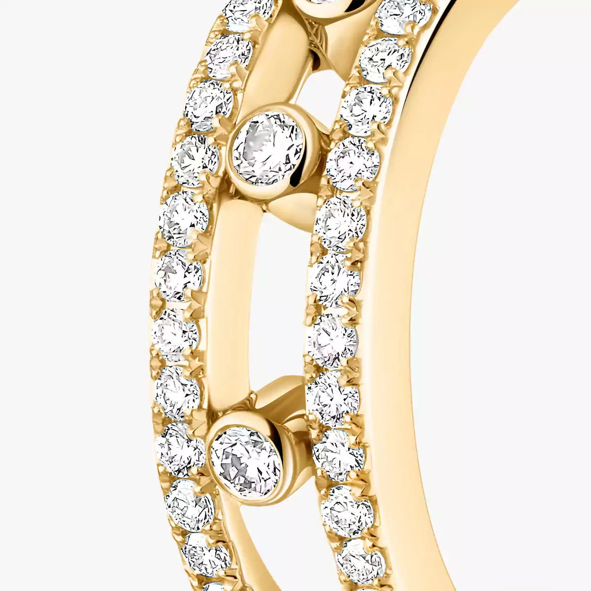 [Avelora Jewelry]Diamond Pave_ Hoop Earrings Move