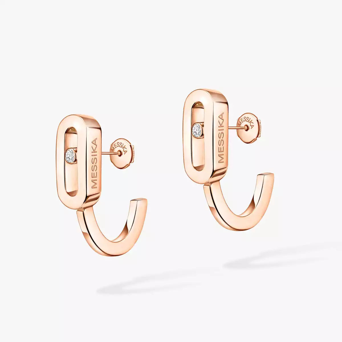 [Avelora]MOVE CLASSIQUE MINI DIAMOND HOOP EARRINGS
