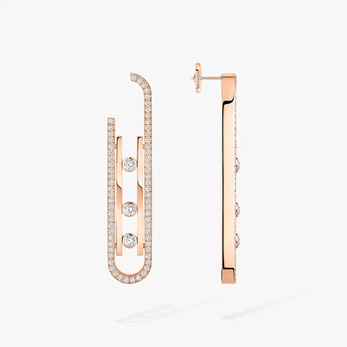 [Avelora]MOVE KINETIC DIAMOND PENDANT EARRINGS