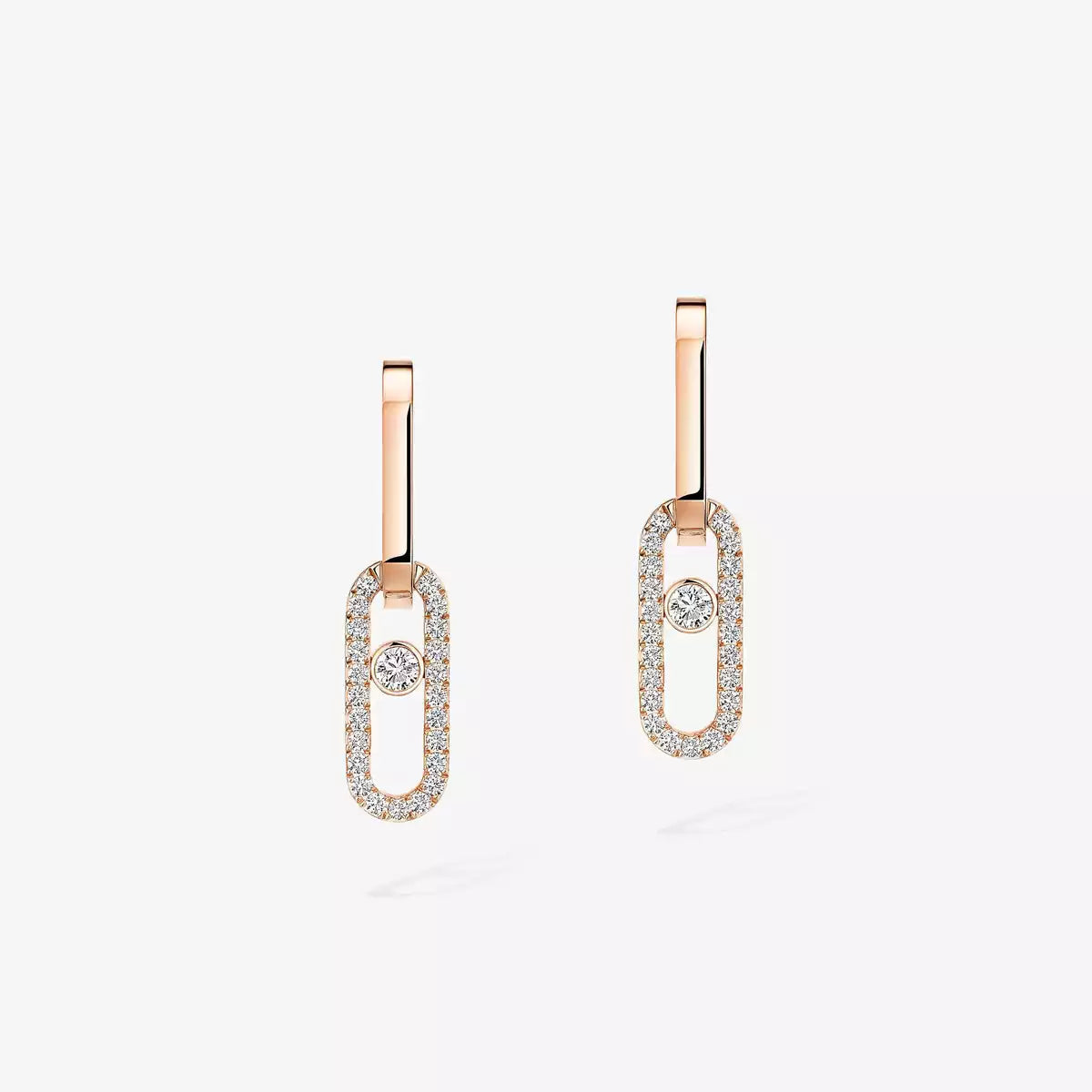 [Avelora]MOVE LINK KINETIC DIAMOND EARRINGS