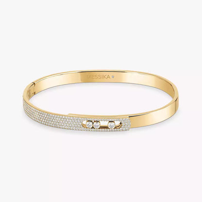 [Avelora]MOVE NOA PAVÉ DIAMOND BANGLE BRACELET