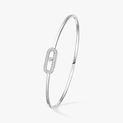 [Avelora]MOVE UNO PAVÉ FLEX BANGLE (MEDIUM)