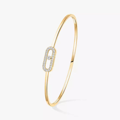 [Avelora]MOVE UNO PAVÉ FLEX BANGLE (MEDIUM)