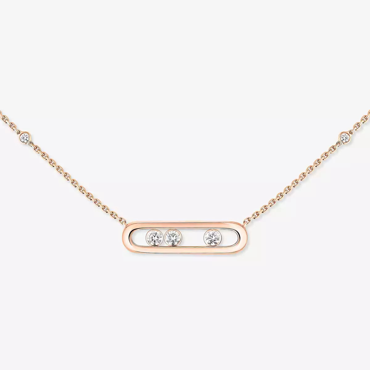 [Avelora Jewelry] Baby Move Gold Diamond Necklace