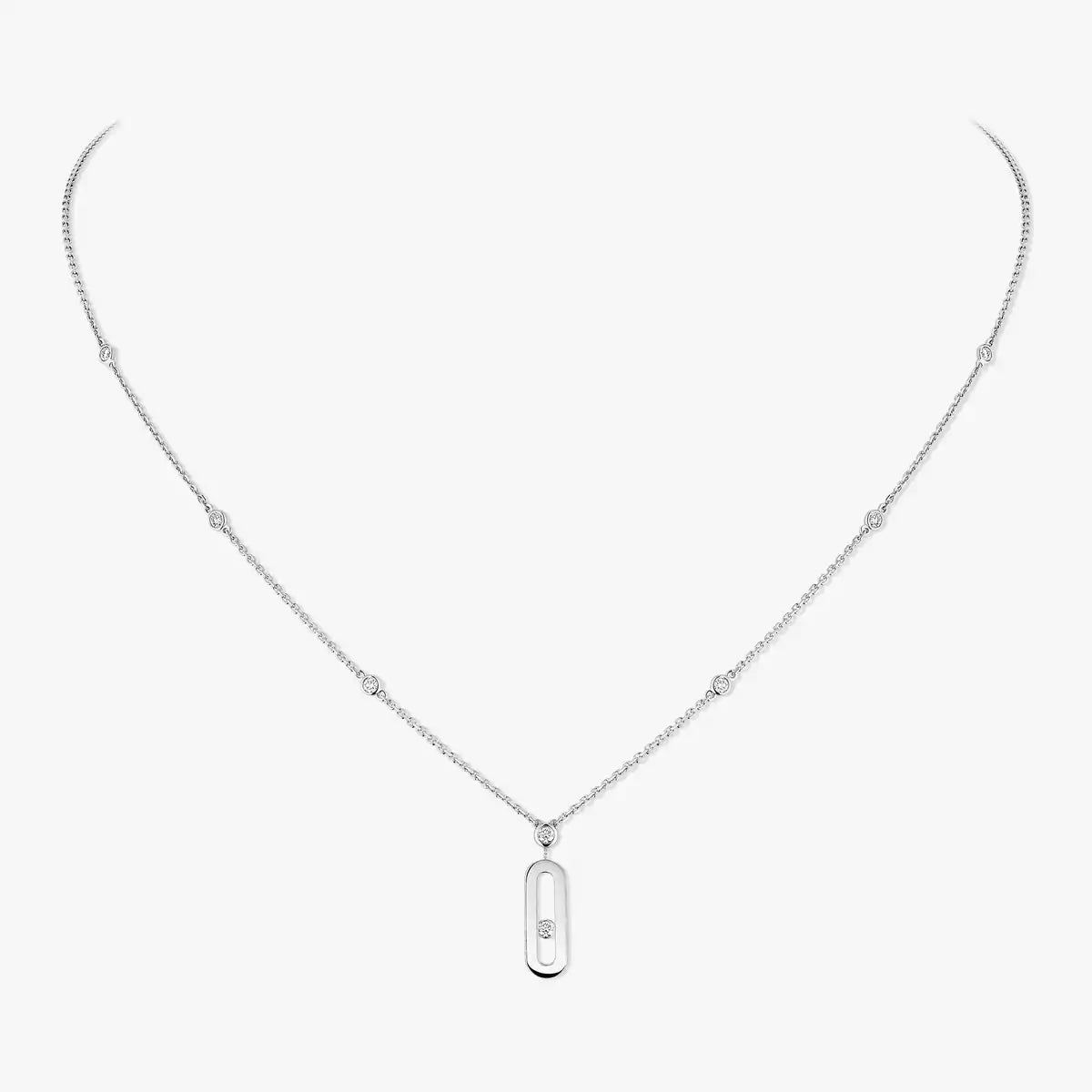[Avelora Jewelry] Move Uno Gold Diamond Long Necklace