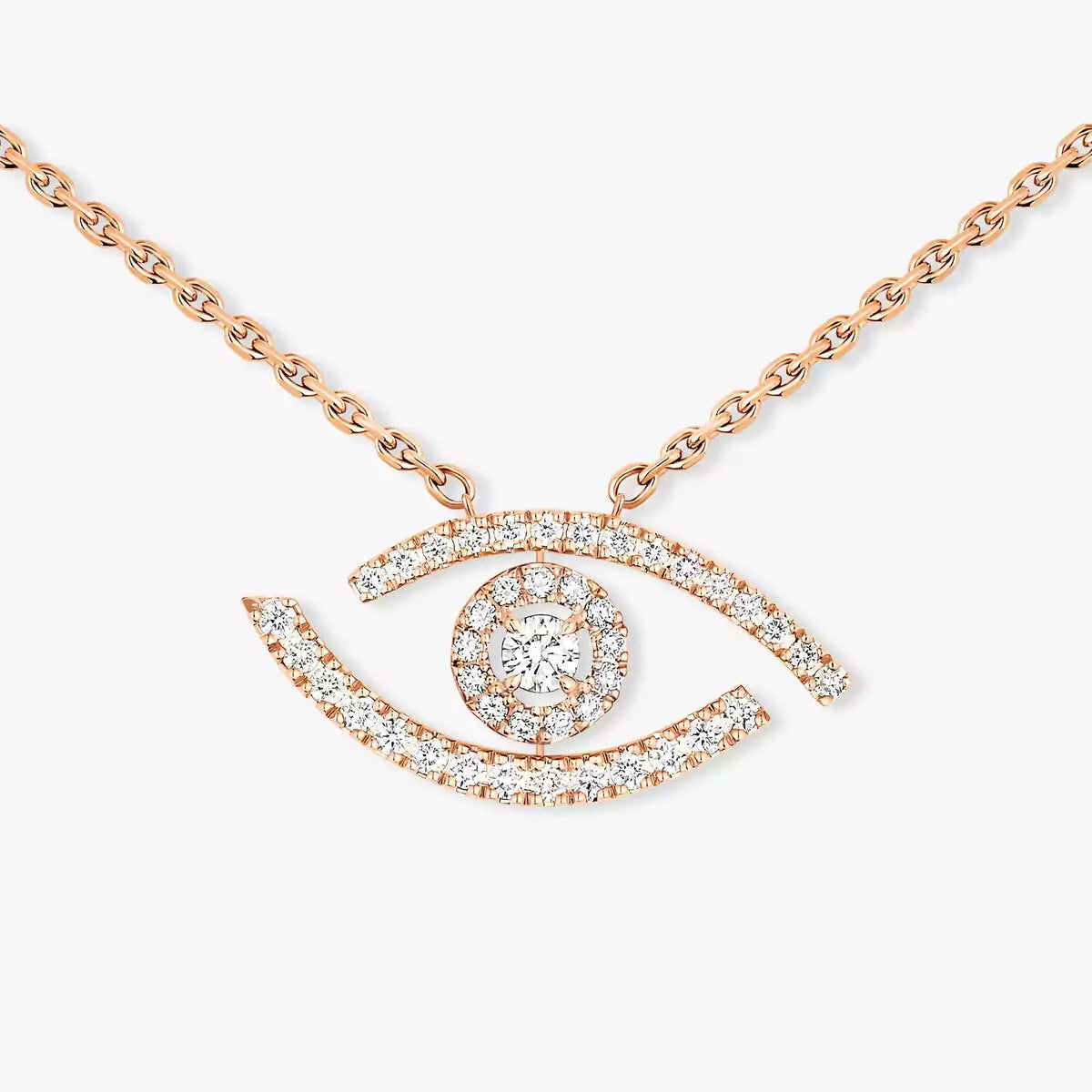 [Avelora]PAVÉ DIAMOND LUCKY EYE NECKLACE