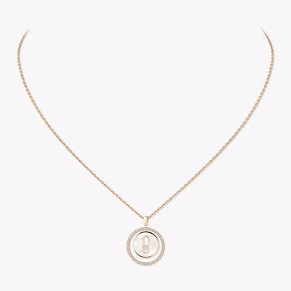 [Avelora]LUCKY MOVE DIAMOND NECKLACE