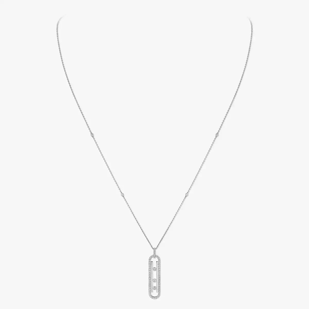 [Avelora Jewelry]Diamond Necklace Move 10Th