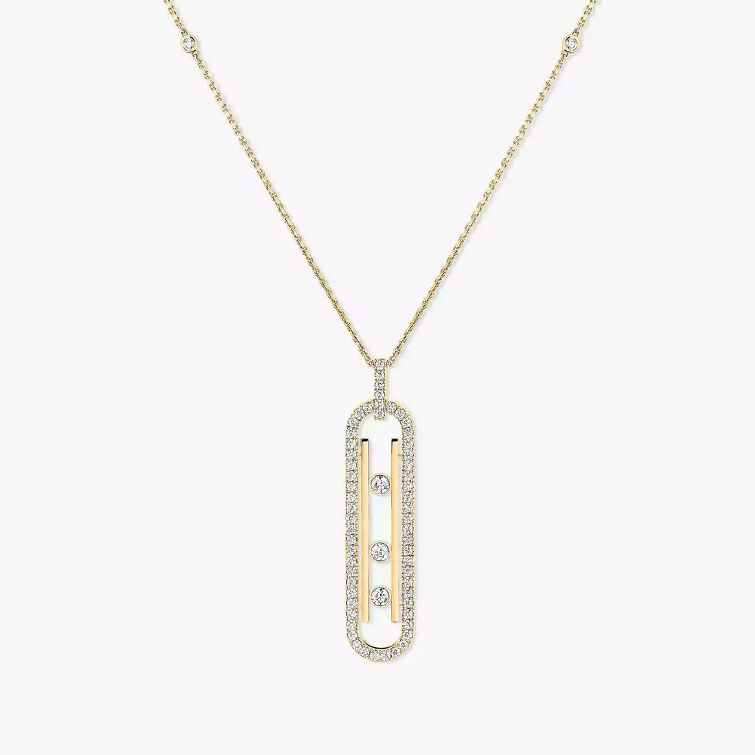 [Avelora Jewelry]Diamond Necklace Move 10Th