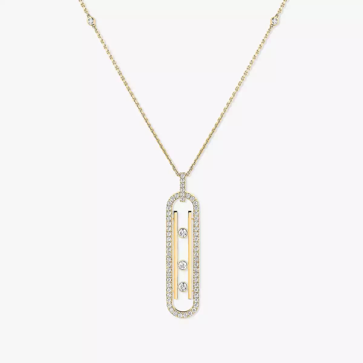 [Avelora Jewelry]Diamond Necklace Move 10Th