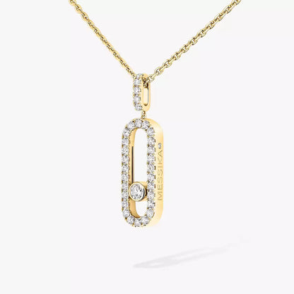 [Avelora]MOVE UNO FULL PAVÉ DIAMOND NECKLACE