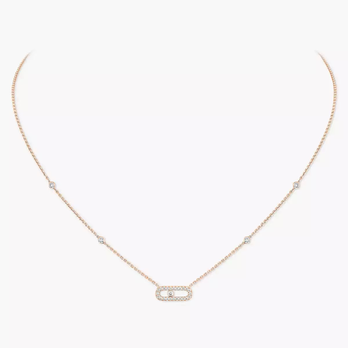 [Avelora Jewelry]Diamond Necklace Move Uno