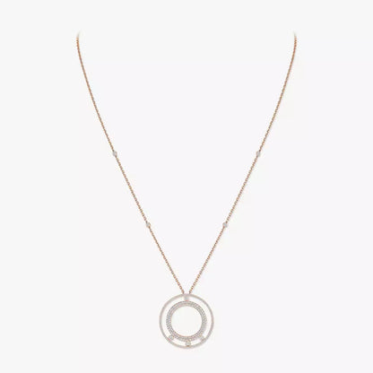 [Avelora]MOVE ROMANE LONG PAVÉ DIAMOND NECKLACE