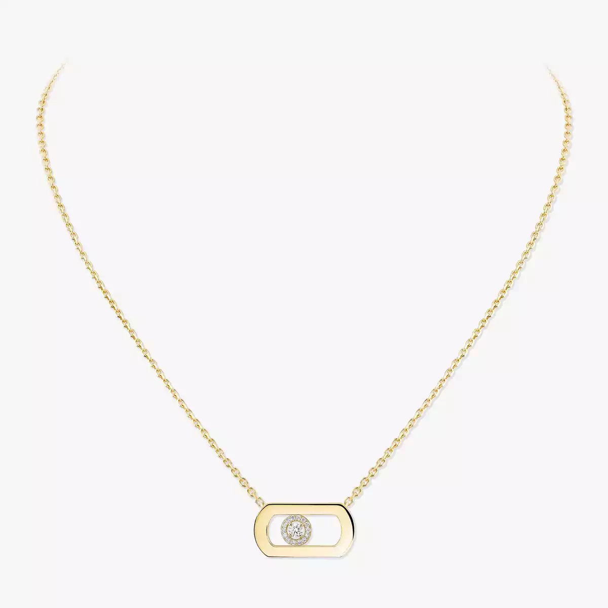 [Avelora Jewelry]So Move Diamond Necklace in Gold