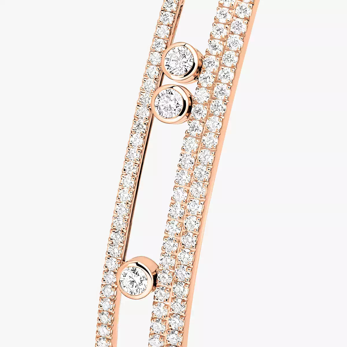 [Avelora]MOVE ROMANE PAVÉ DIAMOND BANGLE BRACELET