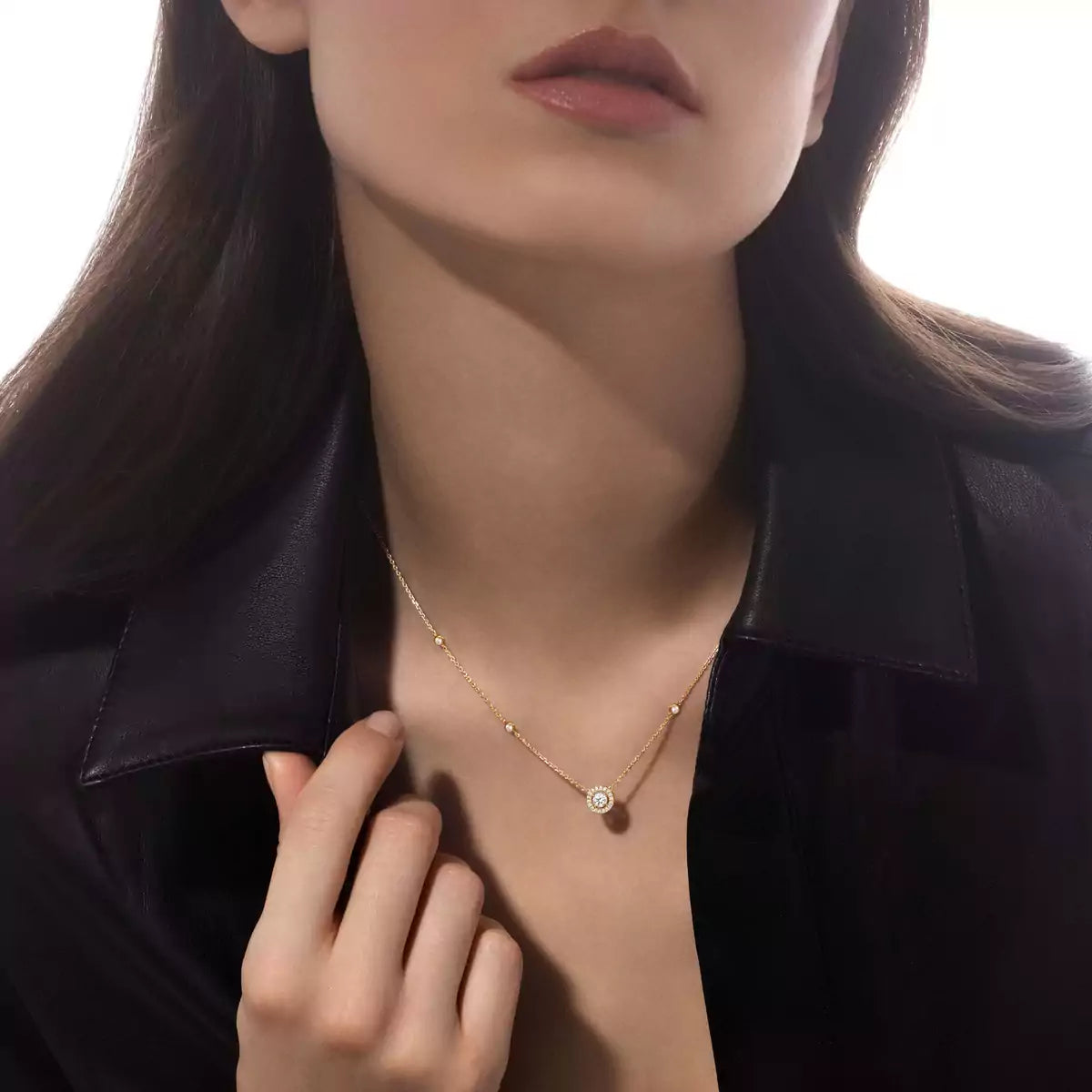 [Avelora]JOY PENDANT DIAMOND NECKLACE