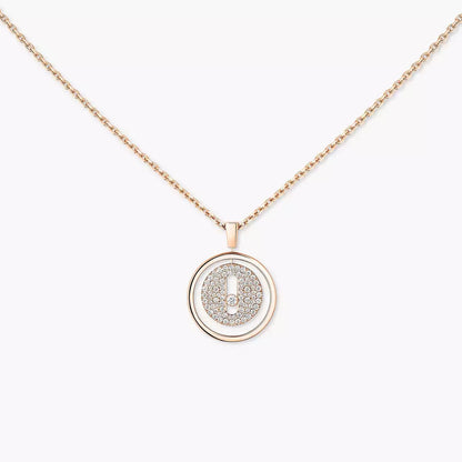 [Avelora]LUCKY MOVE FULL PAVÉ DIAMOND NECKLACE