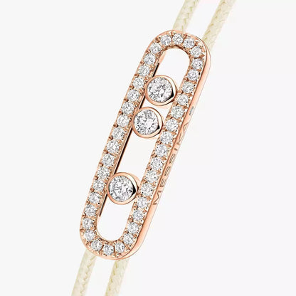 [Avelora]CARE(S) PAVÉ CORD BRACELET