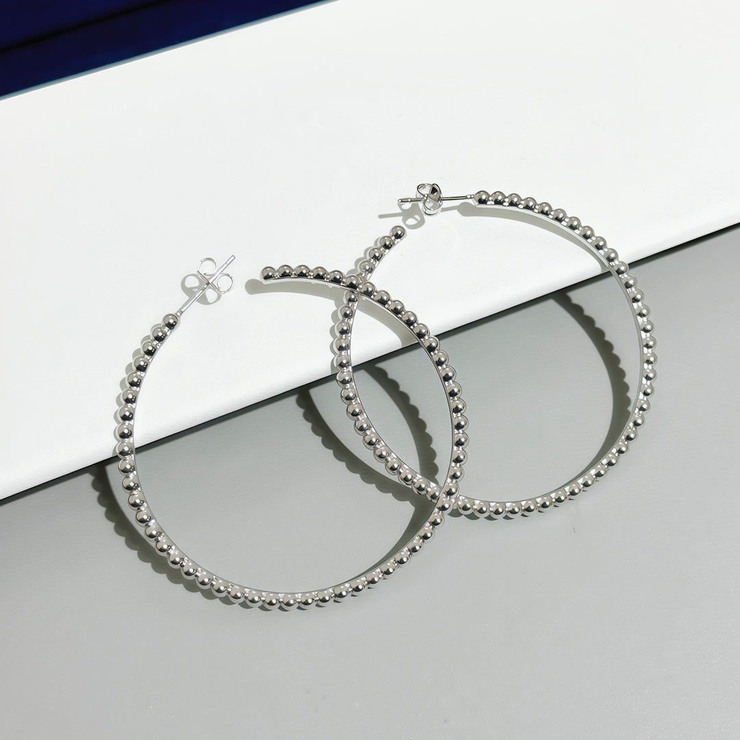 [Avelora Jewelry] SMOOTH BEAD STUD EARRINGS