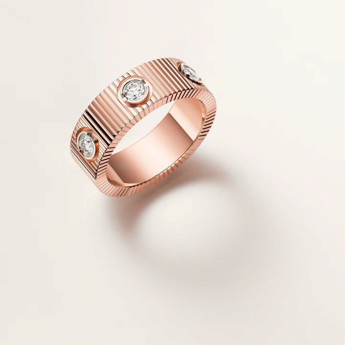 [Avelora jewelry]LOVE 6.5MM UNLIMITED RING, 6 DIAMONDS
