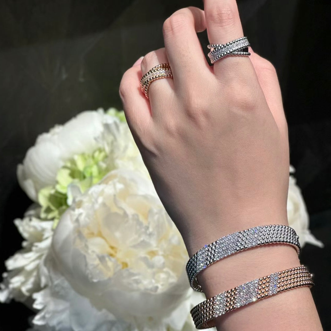 [Avelora Jewelry]  FIVE-ROW DIAMOND BRACELET