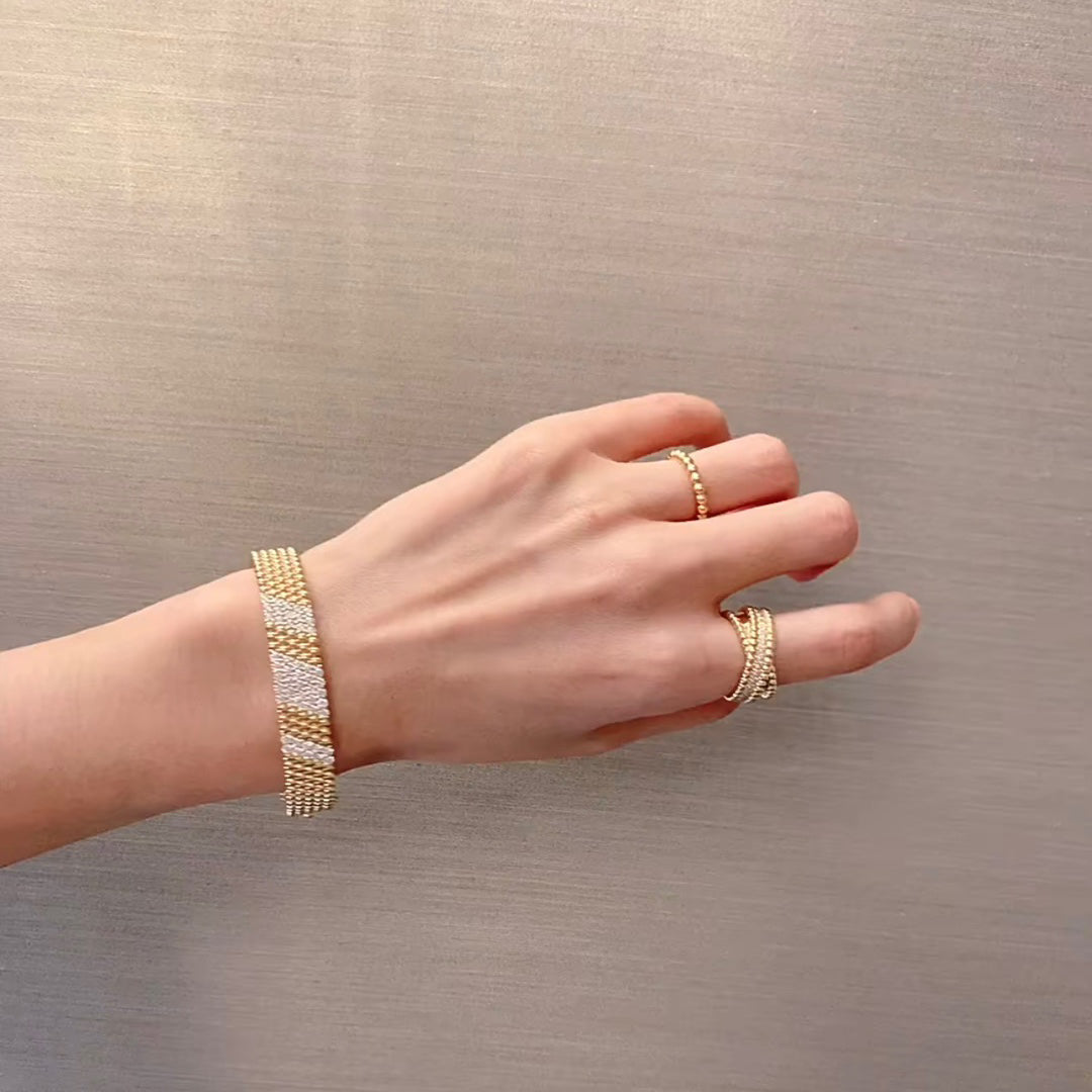 [Avelora Jewelry]  FIVE-ROW DIAMOND BRACELET